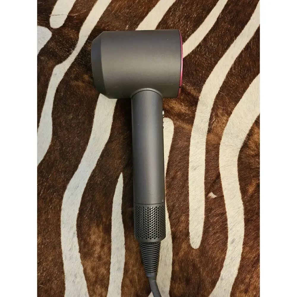 Dyson Supersonic Hair Dryer - Fuchsia/Grey & New Dyson Nickel Display Stand